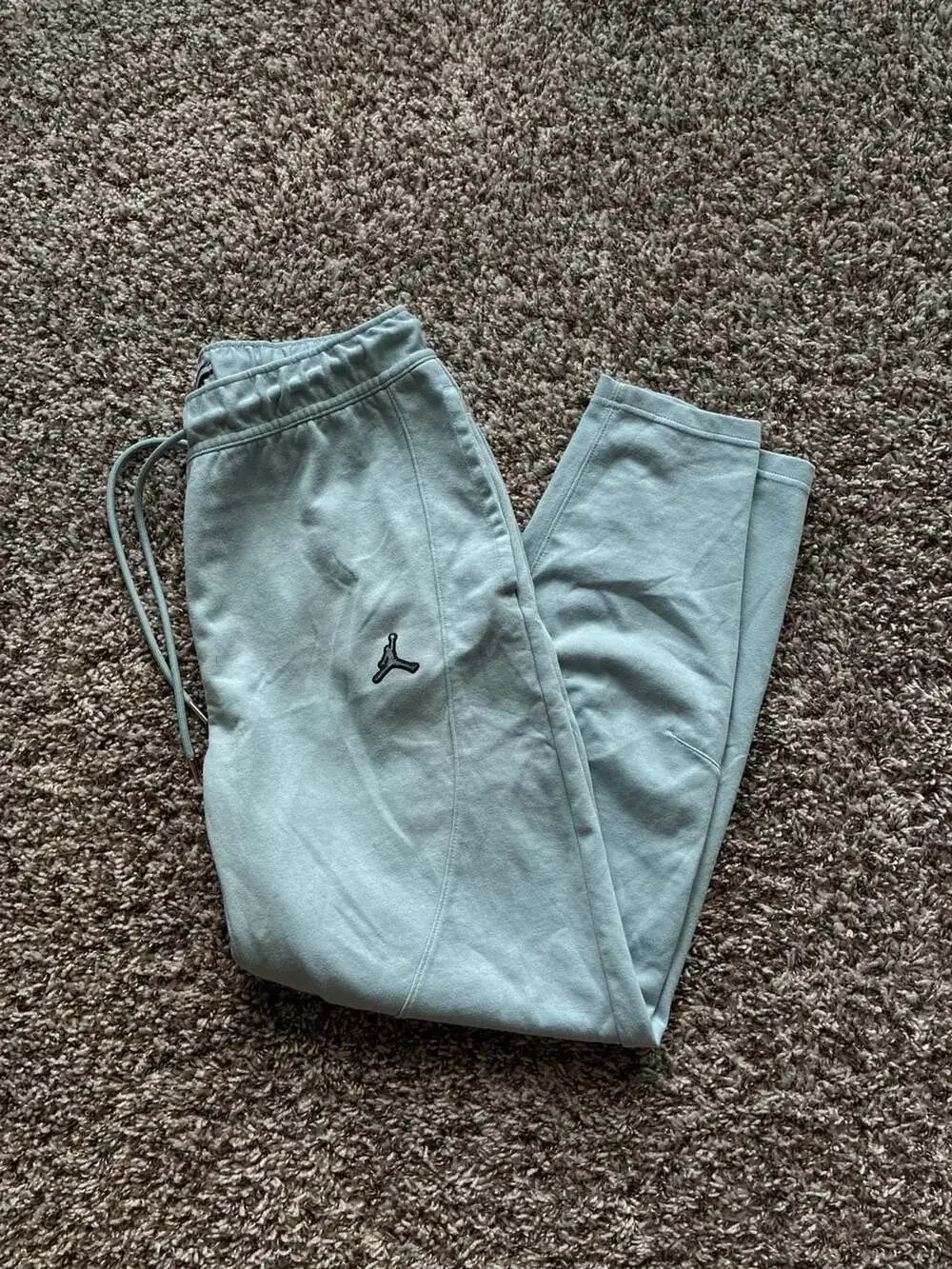 Jordan Essentials Fleece Jogger Sweatpants in Ocean Washed Teal